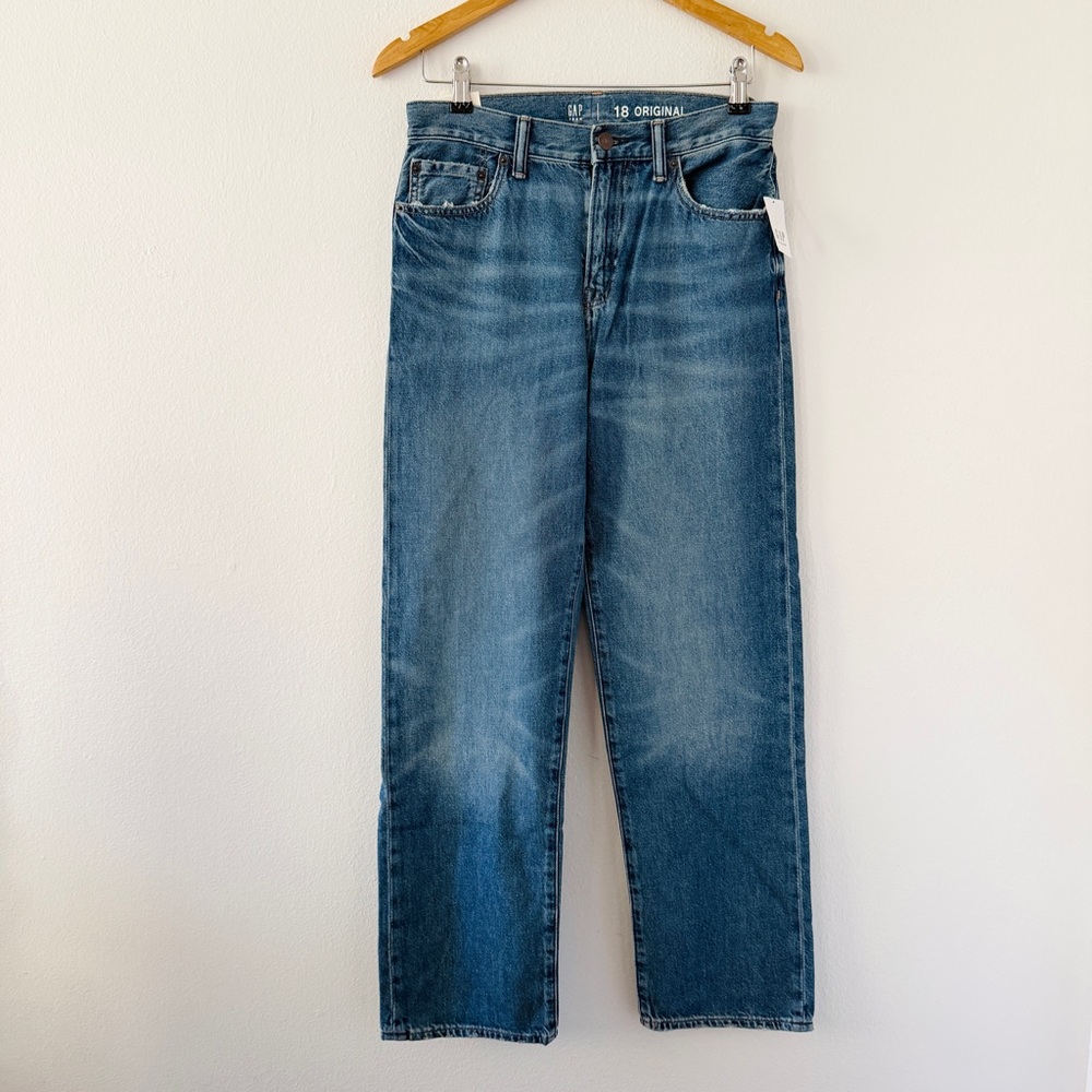NWT Gap Wide Leg Straight 18 Original Jeans